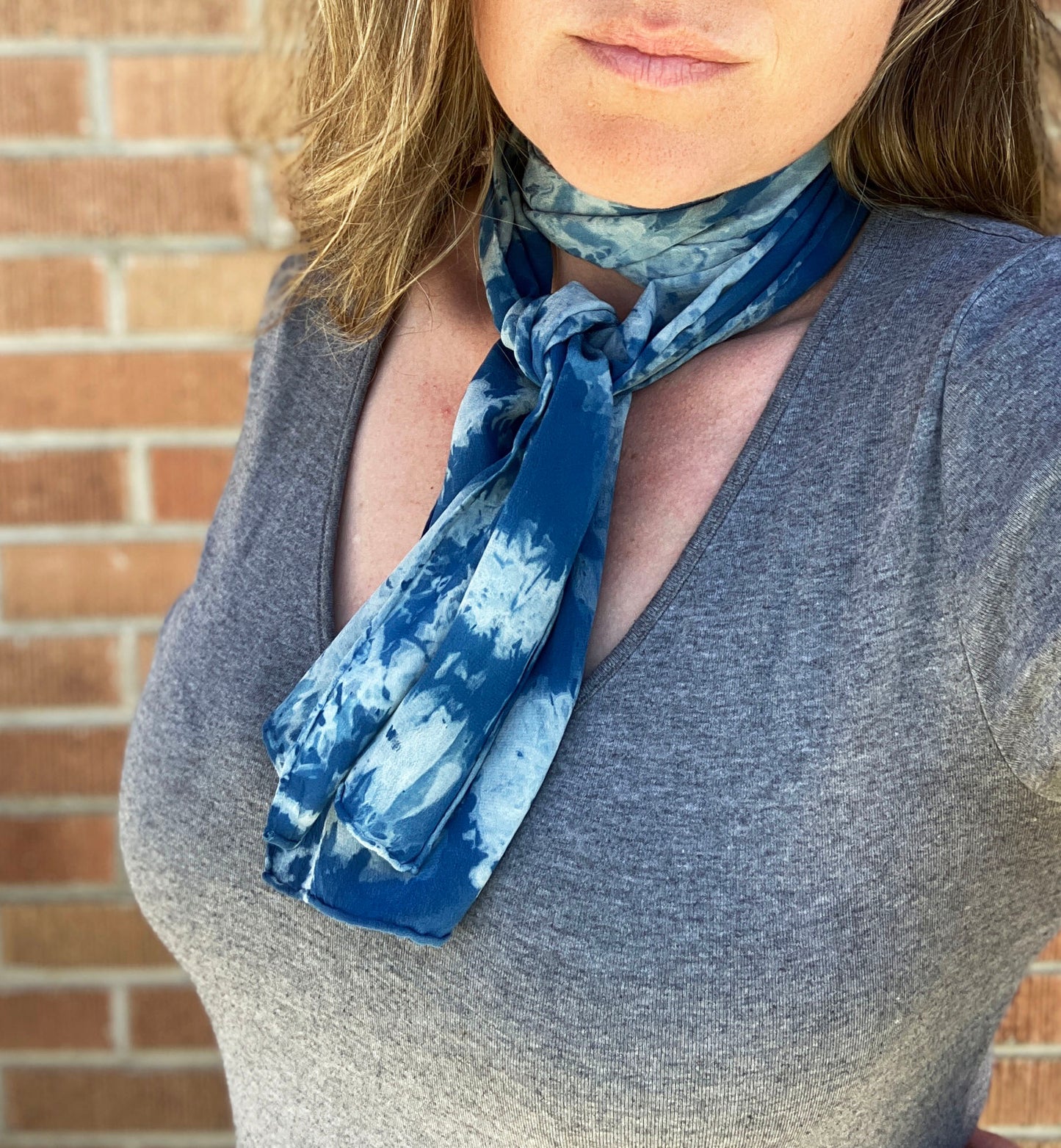 Little Lakes Small Silk Scarf