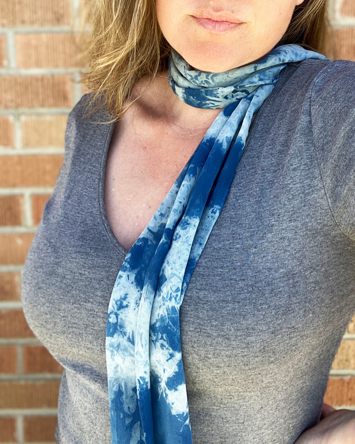 Little Lakes Small Silk Scarf