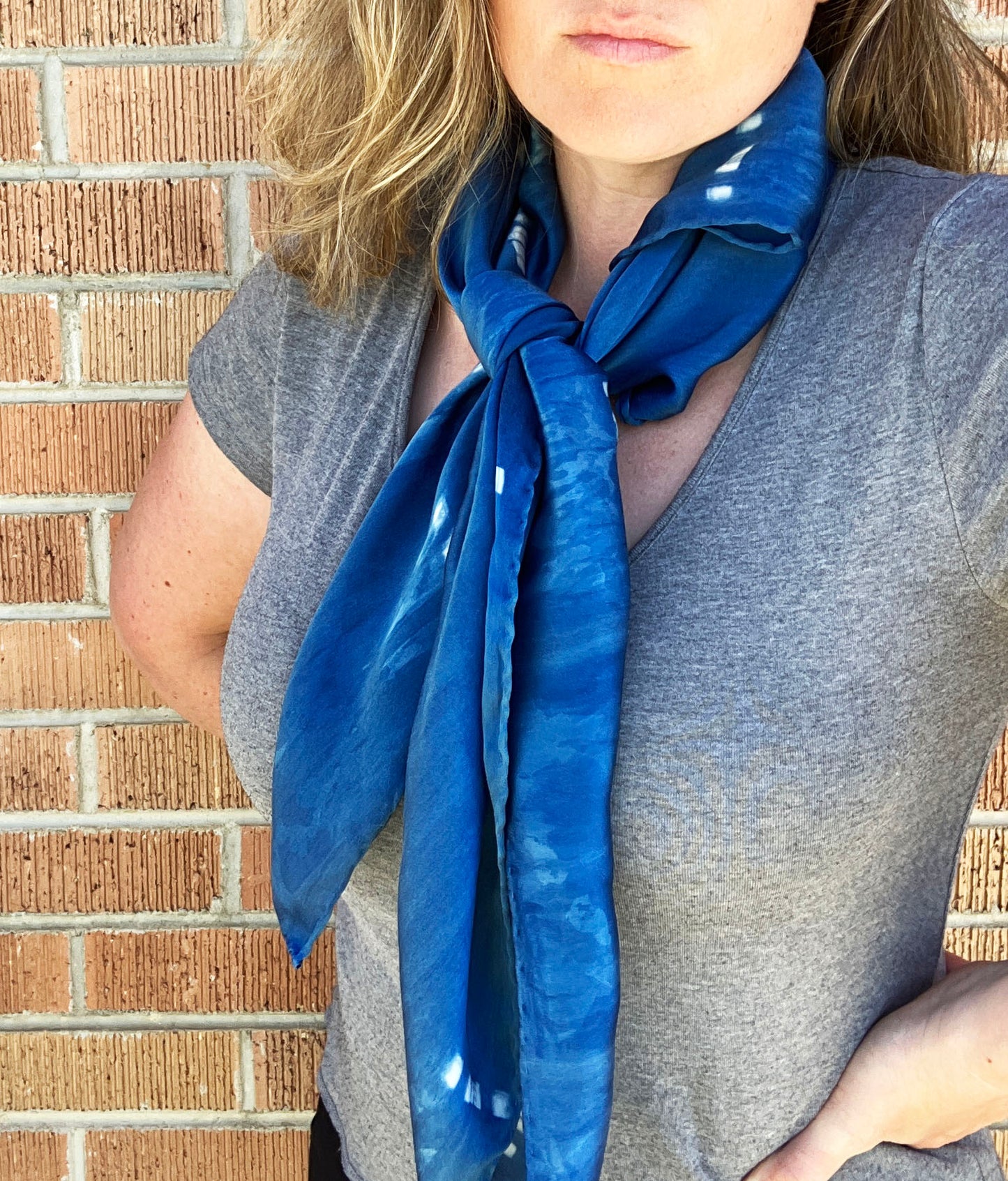 Satellite Silk Scarf 35"