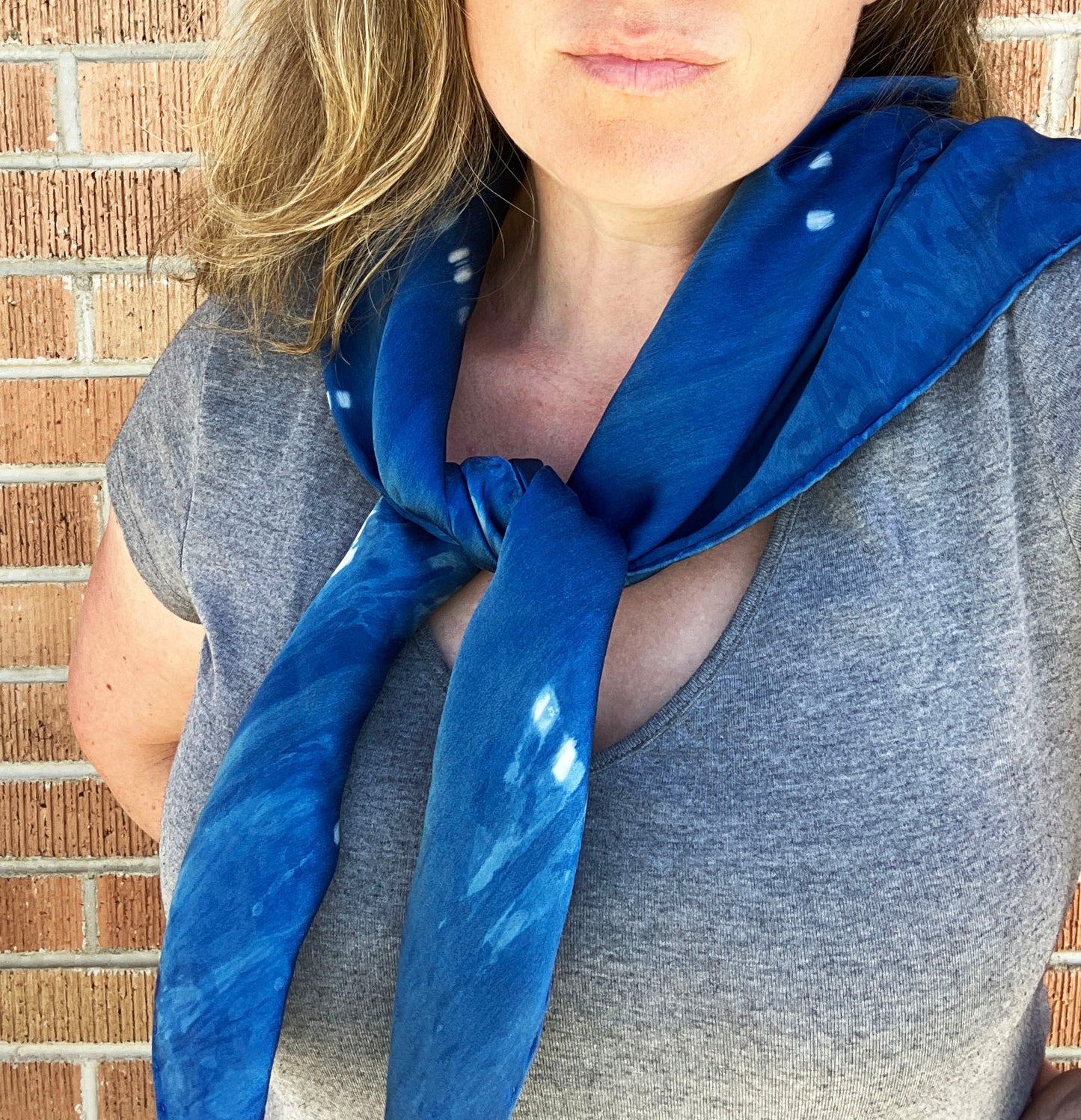 Satellite Silk Scarf 35"