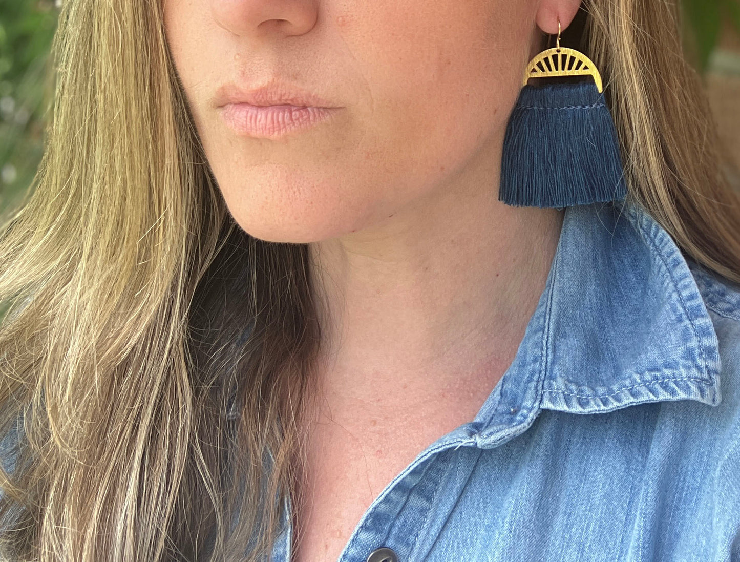 Indigo Sunshine Earrings