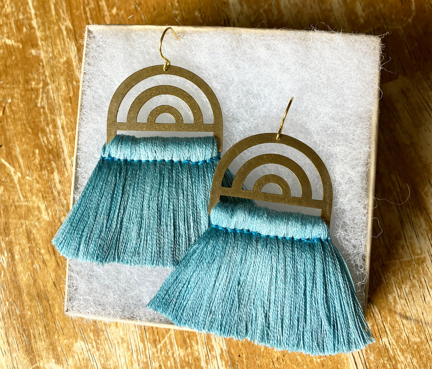 Silk Rio del Mar Fringe Earrings