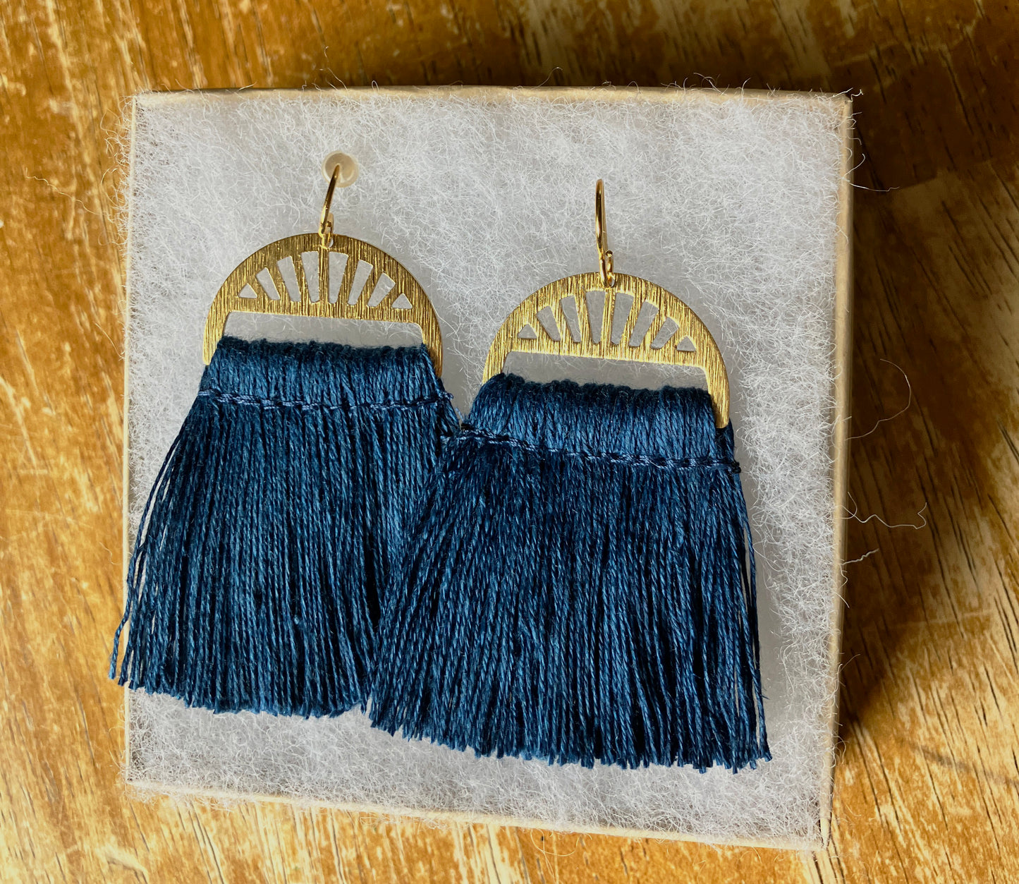 Indigo Sunshine Earrings