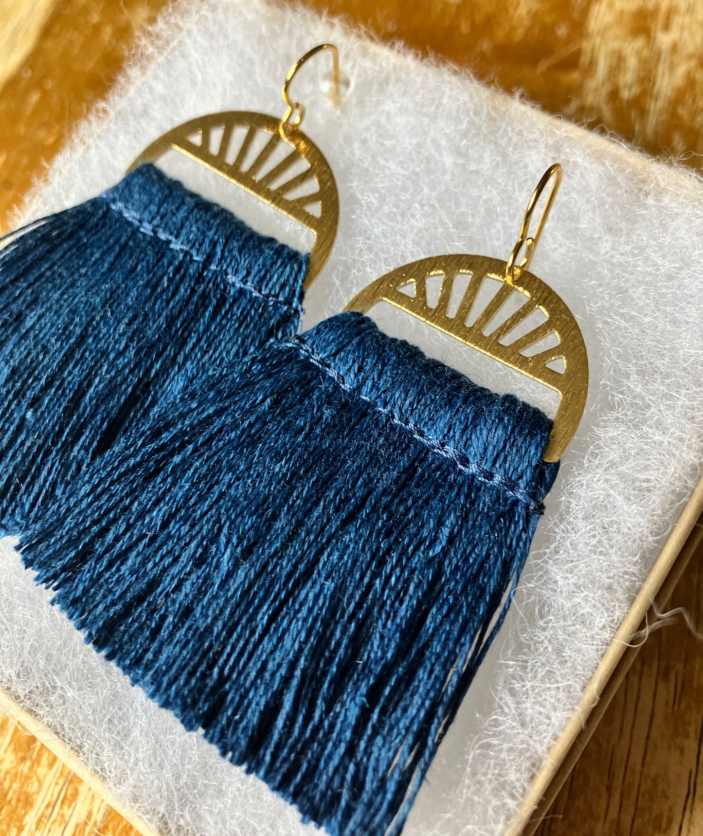 Indigo Sunshine Earrings